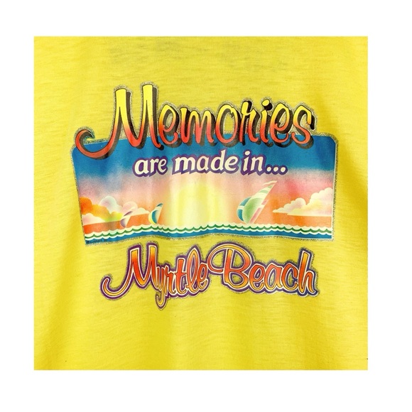 Vintage 80s Myrtle Beach Tee - Picture 4 of 5